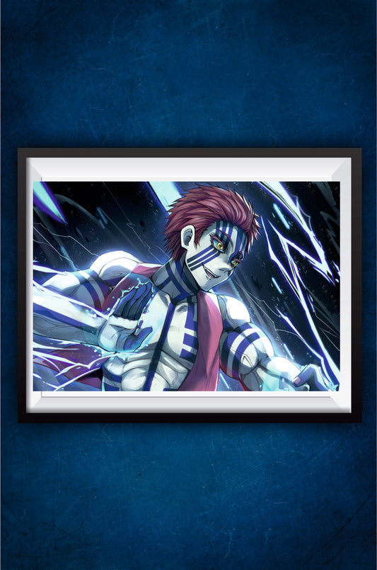 Akaza, the Upper Rank Three of the Twelve Kizuki ❄️🔥